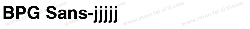BPG Sans字体转换